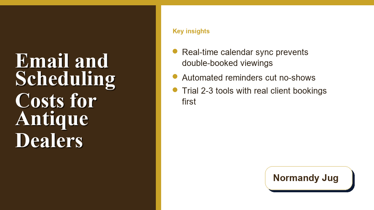 antique-dealership-email-scheduling-software-costs-featured Email and scheduling software costs a small antiques dealership should budget for